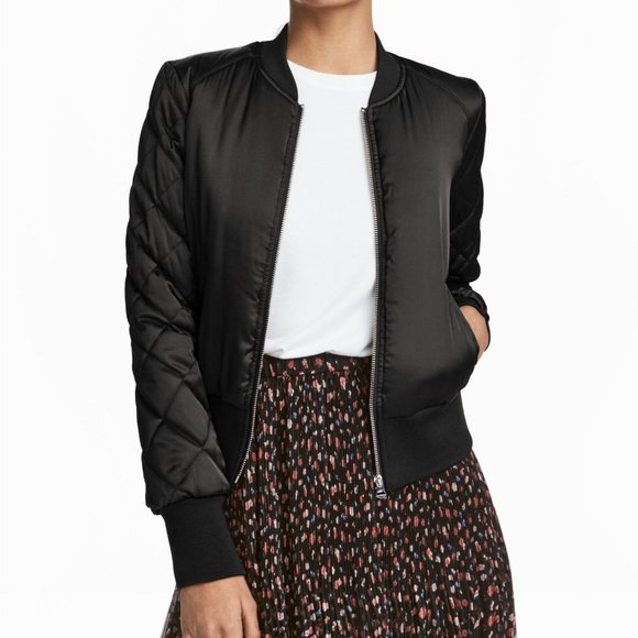 short satin jacket